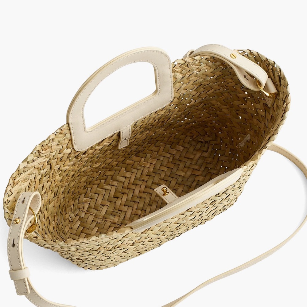 Madewell Mini Woven Seagrass Crossbody Basket Bag - Picture 3 of 8